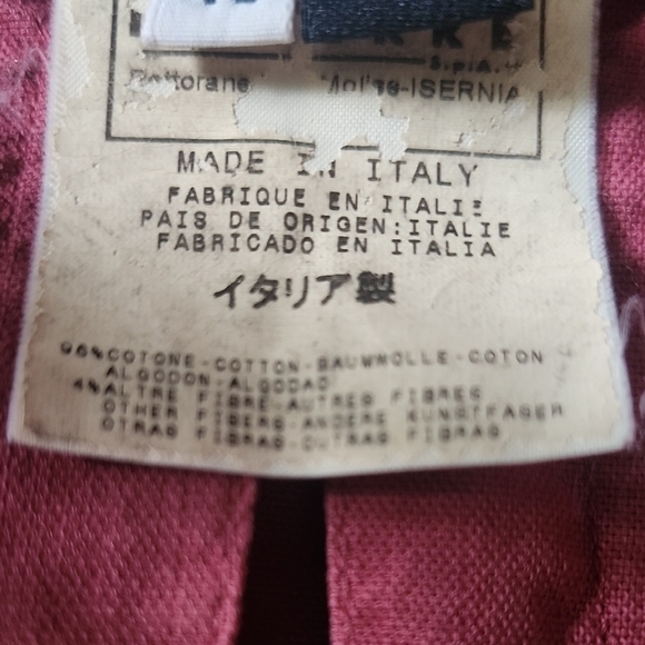 D&G Dolce & Gabbana Maroon Pleated Mini Skirt Size 26/40 Made in Italy - Picture 10 of 10